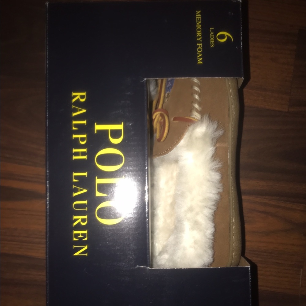 Ralph Lauren Polo Bear Moccasin Slipper